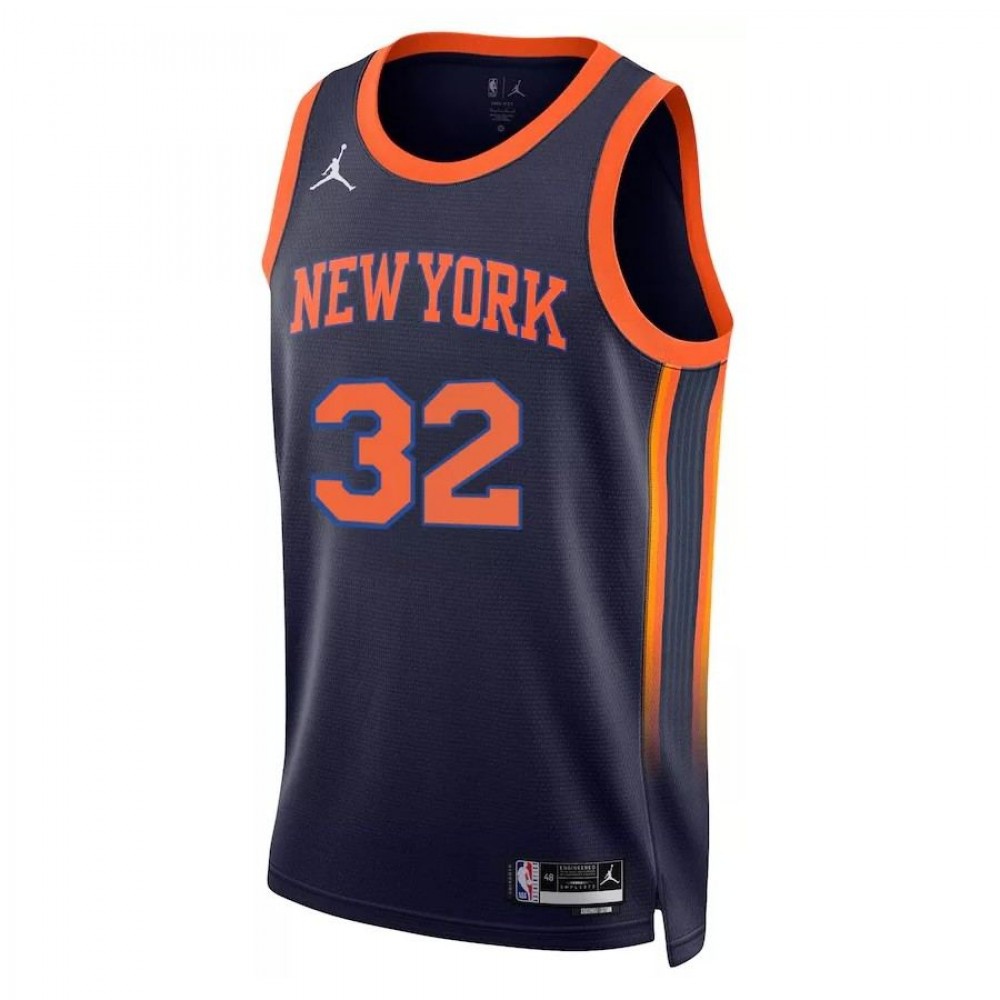 Karl-Anthony Towns New York Knicks Jordan Brand 2022/23 Swingman Jersey - Statement Edition - Navy-Pro Kit Vault | Brand New 26/27 Sports Jerseys